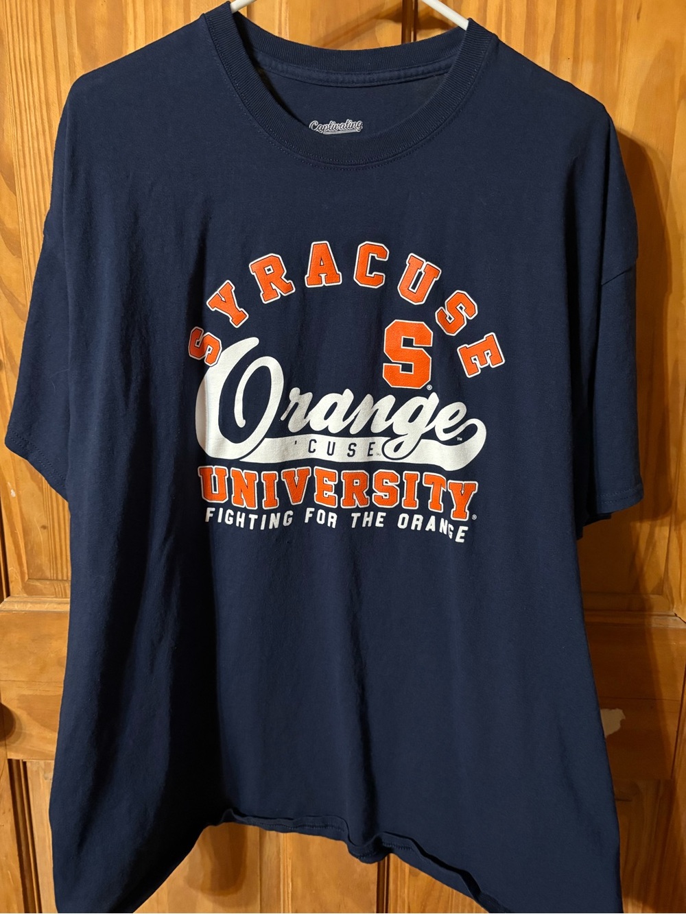 Syracuse Orange University Navy Graphic Tee